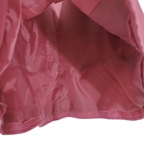 Vintage Merona | Linen Bubblegum Pink Three Button Front Blazer with Pockets - Picture 6 of 14